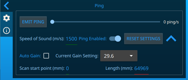 Ping Settings